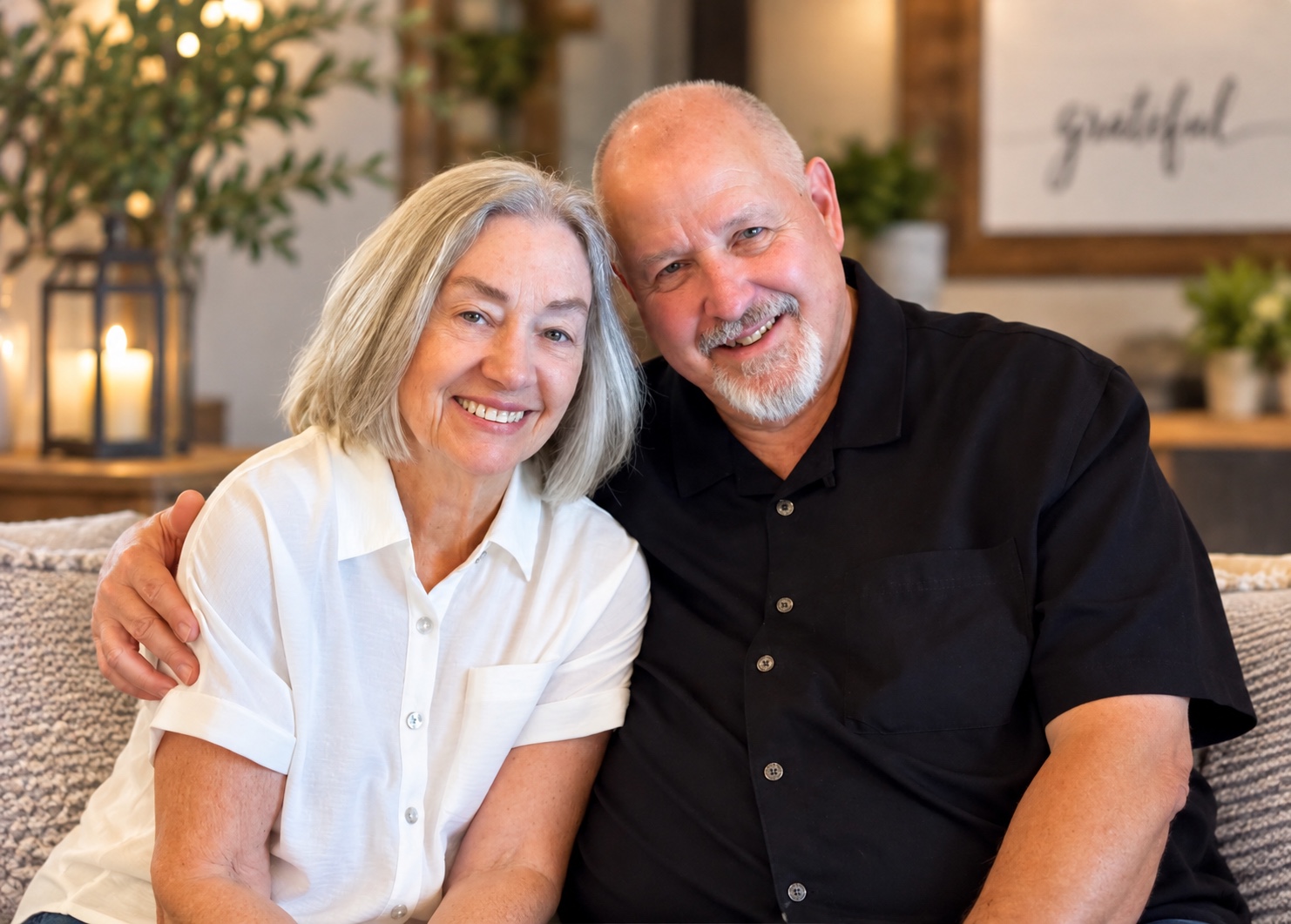 Bill and JoAnne Scheidler smiling together